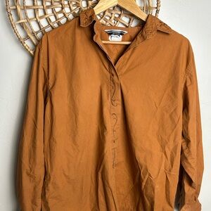 Rockies Women's Rust Button-Down Shirt